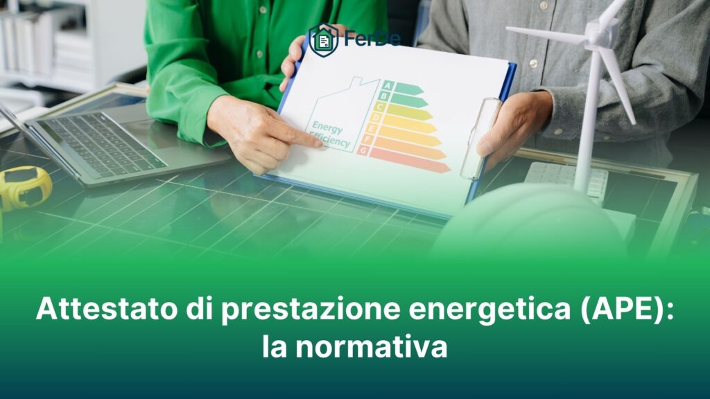 Attestato di prestazione energetica APE