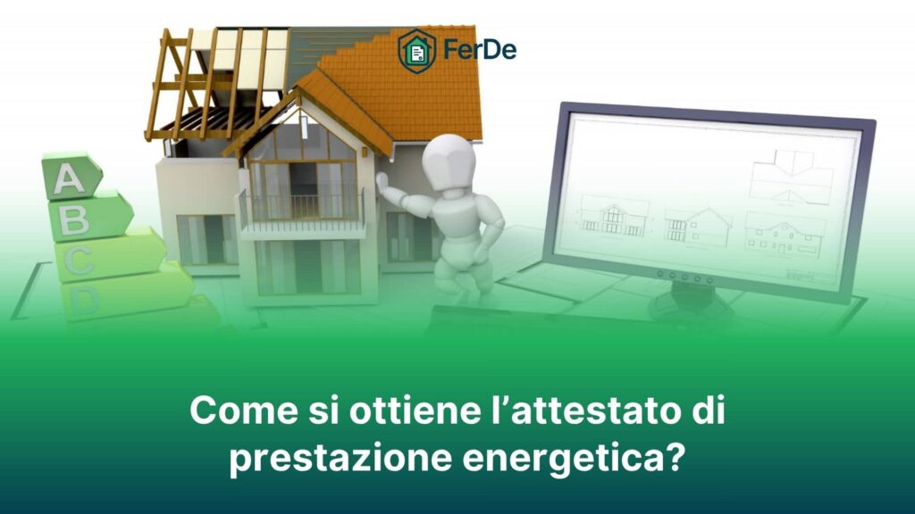 Come si ottiene l’attestato di prestazione energetica