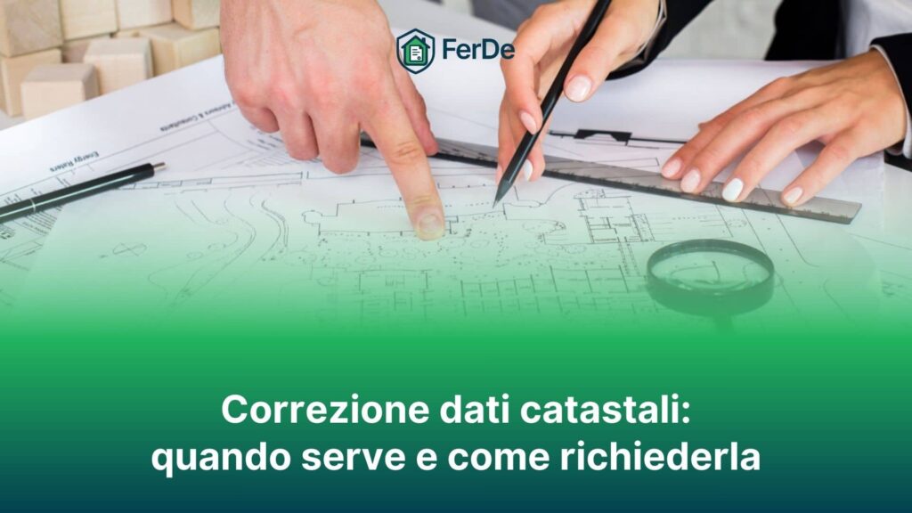 Correzione dati catastali