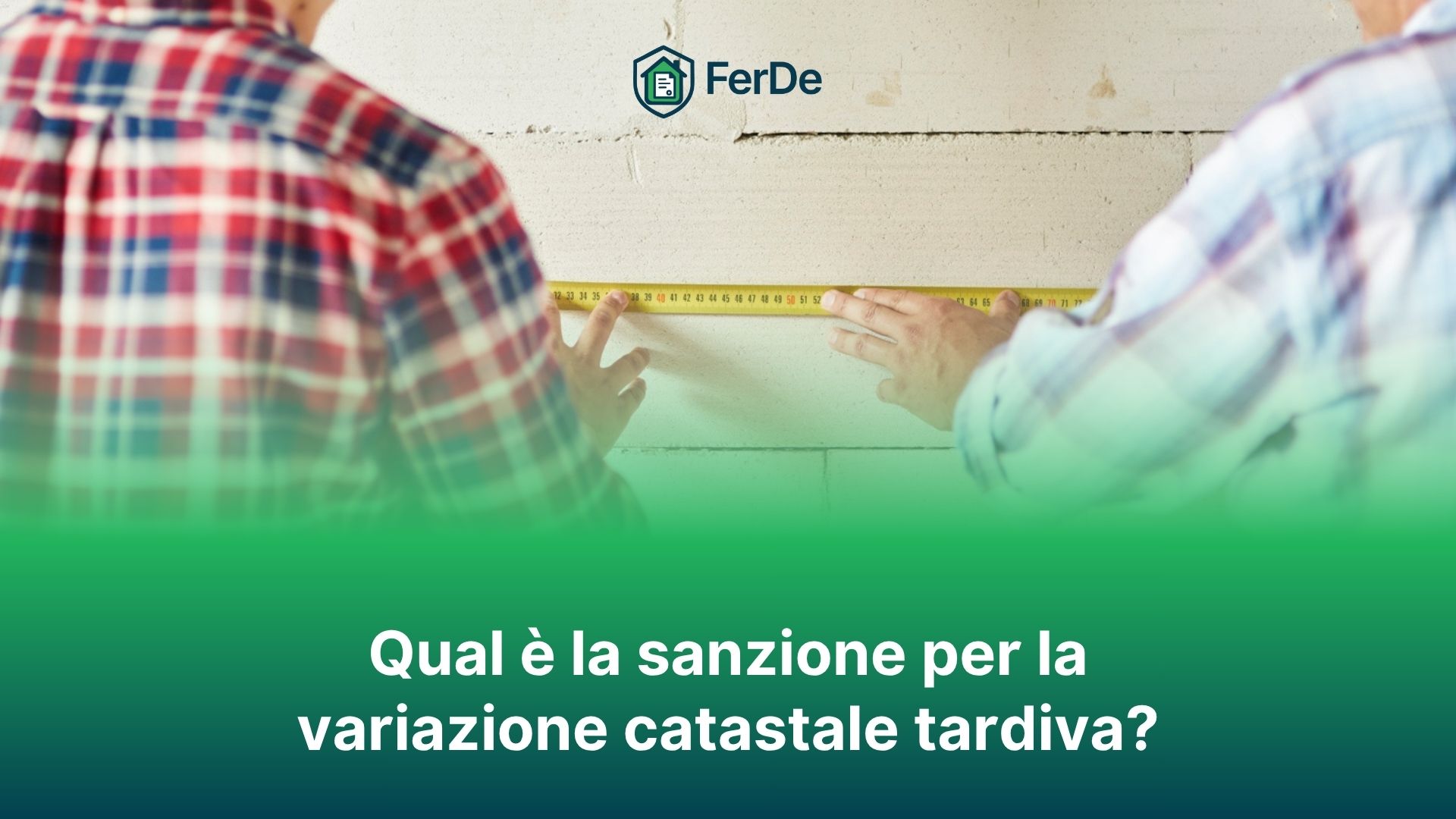 Qual è la sanzione per la variazione catastale tardiva?